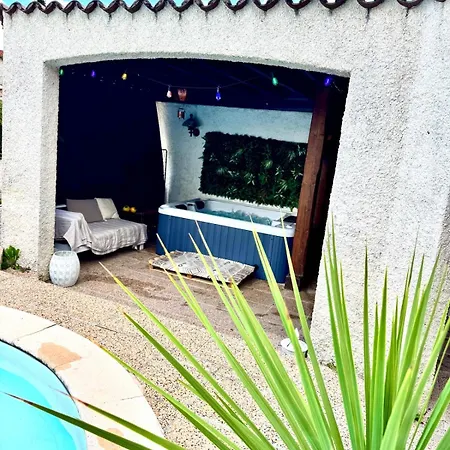 Atypique Avec Piscine 12x6 4 Pour 9 Personnes Proche Golf Dans Parc Arbore 빌라 *