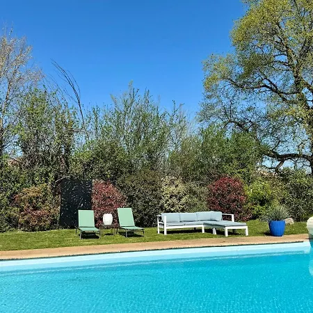 Villa Atypique Avec Piscine 12x6 Cheminee Fdb Proche Du Golf Dans Parc Arbore *