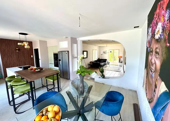 Atypique Avec Piscine 12x6 Cheminee Fdb Proche Du Golf Dans Parc Arbore ヴィラ